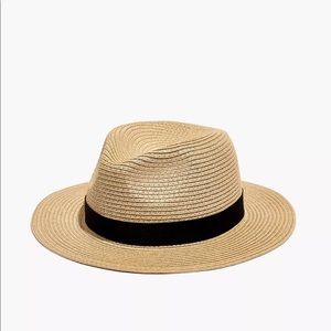 MADEWELL packable straw fedora hat